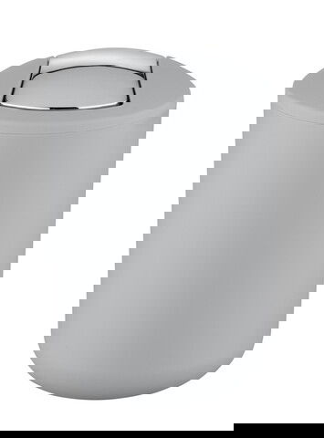 Cos de gunoi, Wenko, Brasil S Grey, 2 L, 14 x 21 cm, plastic, gri