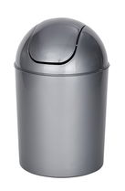 Cos de gunoi, Wenko, Economic, 6 L, 20 x 30 cm, plastic, gri