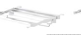 Uscator de rufe extensibil cu montare pe perete, Wenko, Butterfly, 3.5 m capacitate de uscare, metal/plastic