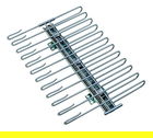 Organizator pantaloni, 12 perechi, Wenko, 33 x 10 x 47 cm, metal cromat