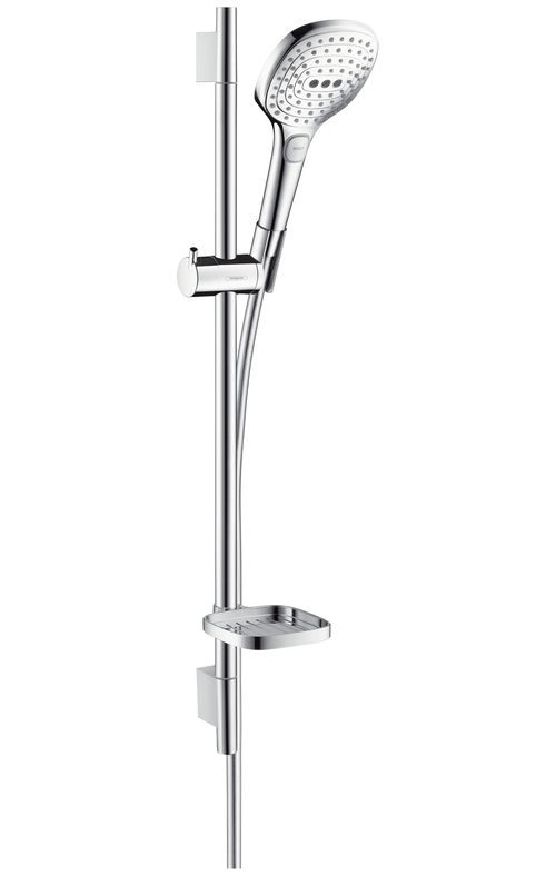 Set de dus Hansgrohe Raindance Select E120 cu 3 jeturi si bara Unica`S Puro 0.65 cm