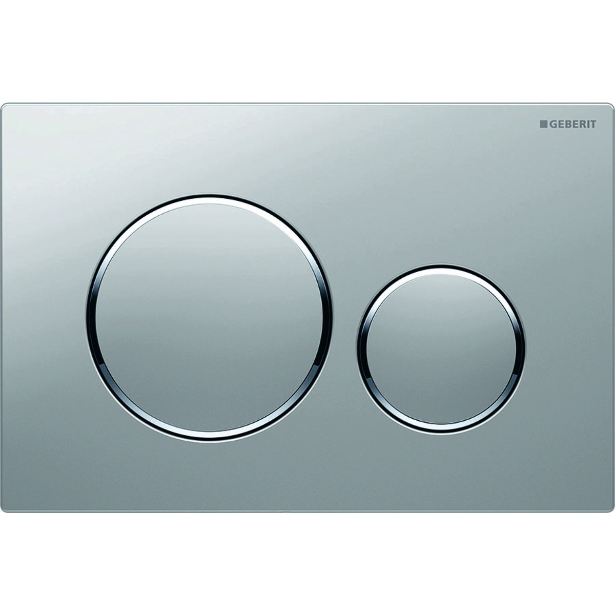Clapeta actionare Geberit Sigma20 EasyToClean crom mat. detalii crom lucios