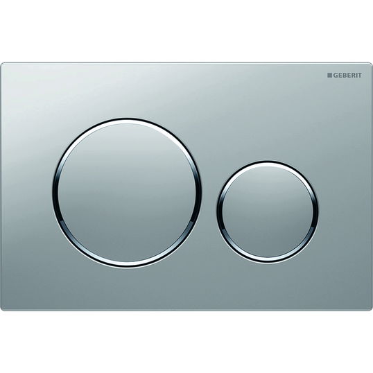 Clapeta actionare Geberit Sigma20 EasyToClean crom mat. detalii crom lucios