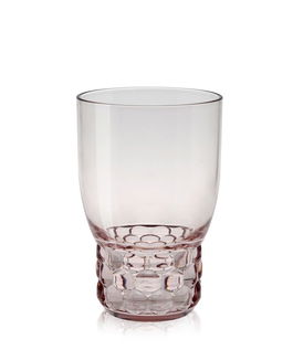 Pahar apa Kartell Jellies Family design Patricia Urquiola d 8.5cm h13cm roz transparent
