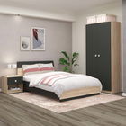 Dormitor ROSETTO, configuratia ROS2, Sonoma, Antracit