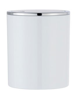 Cos de gunoi pentru cosmetice, Wenko, Swing Inca, 2 L, plastic, alb