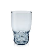 Pahar apa Kartell Jellies Family design Patricia Urquiola d 8.5cm h13cm albastru transparent