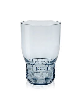 Pahar apa Kartell Jellies Family design Patricia Urquiola d 8.5cm h13cm albastru transparent