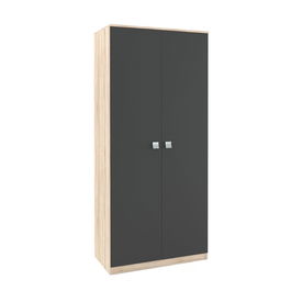Dulap Haine LINEA 2U, polite, Sonoma, Antracit