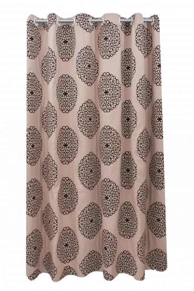 Draperie,Casa Deco Logistics, BALI 4069 VERSO BEJ INELE CAPSE ALB