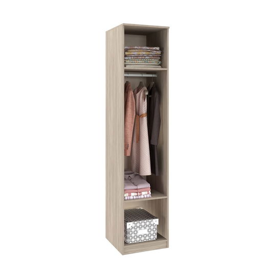 Dulap haine LINEA 1U, bara umerase, polite, Oak