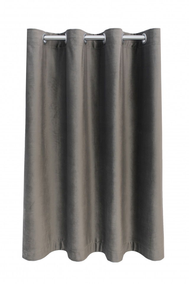 Draperie,Casa Deco Logistics, catifea SPRING ATMOSPHER CU INELE CAPSE CROM