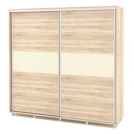 Dulap usi culisante LINEA Pro 200cm, Sonoma, Vizon