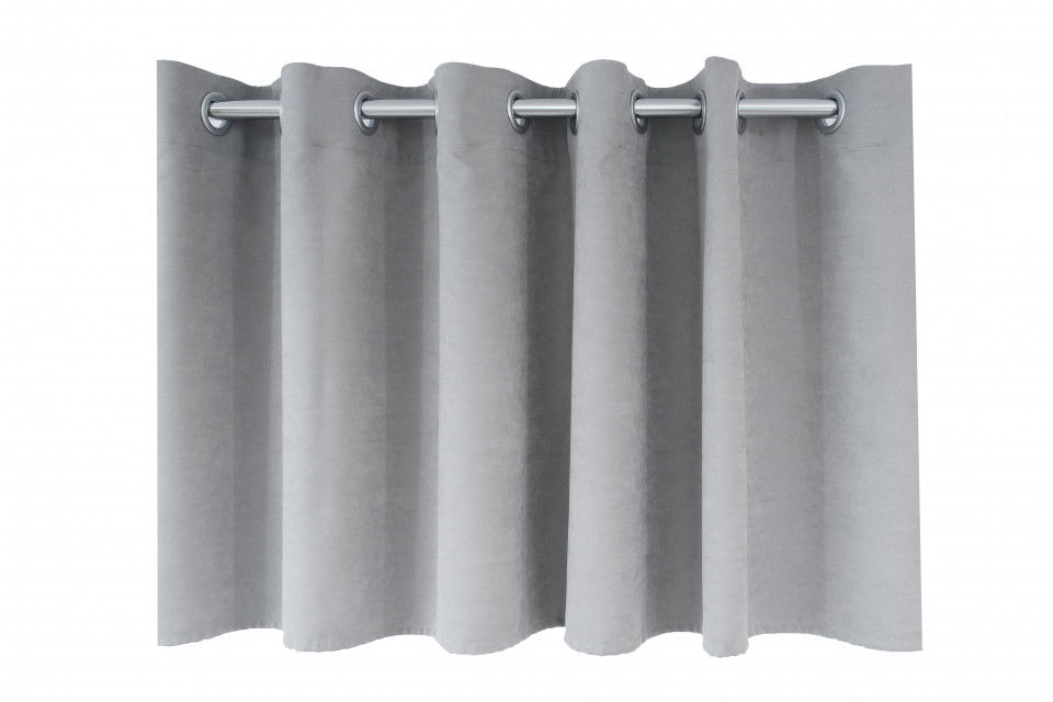 Draperie,Casa Deco Logistics, catifea PETEK V43 CU INELE CAPSE CROM