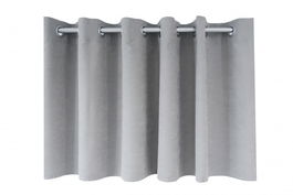 Draperie,Casa Deco Logistics, catifea PETEK V43 CU INELE CAPSE CROM