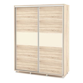Dulap usi culisante LINEA Pro 150cm, Sonoma, Vizon