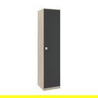 Dulap haine LINEA 1U, bara umerase, polite, Oak, Antracit
