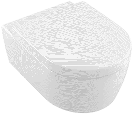 Set vas WC suspendat Villeroy & Boch Avento DirectFlush cu capac inchidere lenta