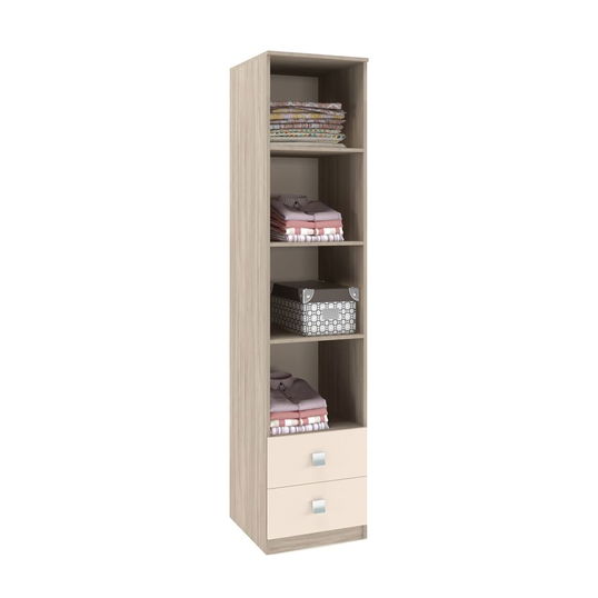 Dulap haine LINEA 1U-2S, polite, Oak, Vizon