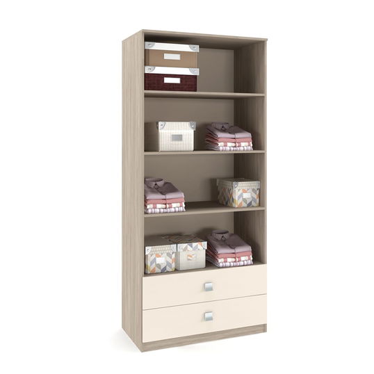 Dulap haine LINEA 2U-2S, polite, Oak, Vizon