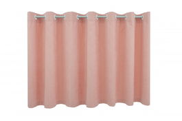 Draperie,Casa Deco Logistics, catifea V-24 CU INELE CAPSE ALB