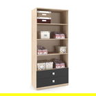 Dulap haine LINEA 2U-2S, polite, Sonoma, Antracit