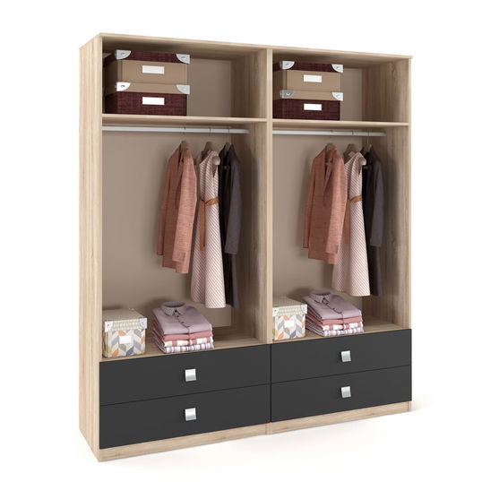 Dressing LINEA 4U-4S, bara umerase, polite, Sonoma, Antracit