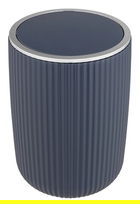 Cos de gunoi, Wenko, Agropoli L, 5.5 L, 19 x 27 x 19 cm, plastic, bleumarin