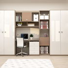 Ansamblu birou MODUS 5, PAL Oak, MDF Alb, Cappuccino Gloss