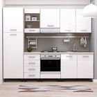 Mobila bucatarie STYLE 255, Vizon, MDF Alb