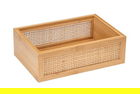 Cutie depoztare, enko, Allegre L, 22 x 7 x 15 cm, bambus/ratan, natur