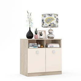 Comoda LINEA 2 usi, Oak, Vizon