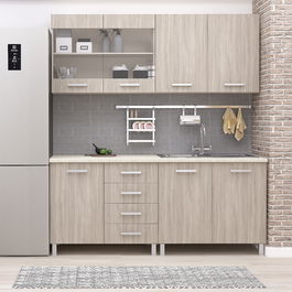 Mobila bucatarie DOMINO 180, Vizon, Oak