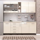 Mobila bucatarie STYLE 200, Vizon, MDF Crem Gloss