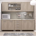 Mobila bucatarie DOMINO 225, Vizon, Oak
