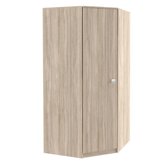 Dulap Haine de colt LINEA 1 usa , bara haine, polite, Oak