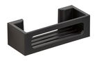 Suport accesorii, Wenko, Bralia Turbo-Loc, 30 x 8.5 x 12 cm, plastic, negru