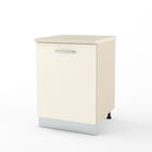 Dulap inferior 1 usa STYLE 60, Vizon, MDF Crem Gloss