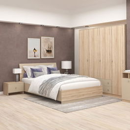 Dormitor AMBRO, configuratia AMB7, Sonoma, Vizon