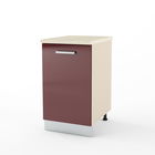 Dulap inferior 1 usa STYLE 45, Vizon, MDF Bordo Gloss