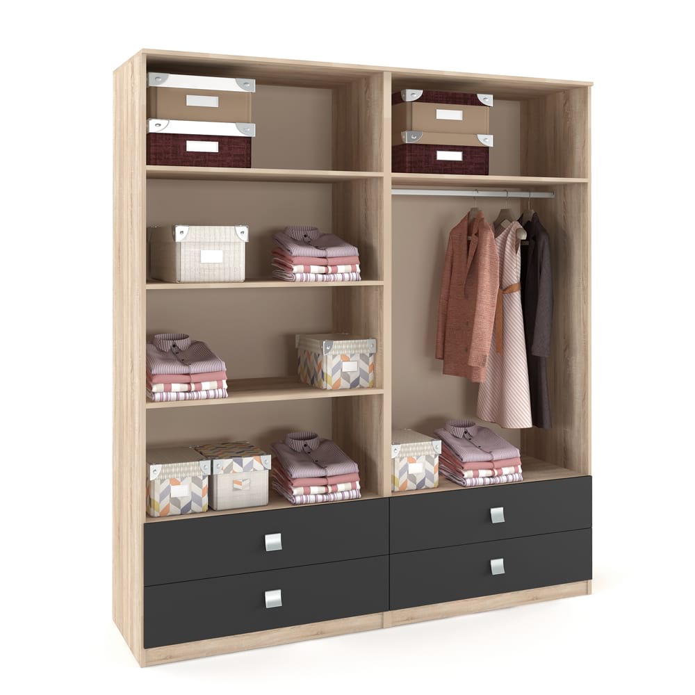 Dressing LINEA 4U-4S, mixt, bara umerase, polite, Sonoma, Antracit