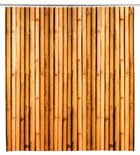 Perdea de dus, Wenko, Babusa, 180 x 200 cm, polietilena, maro