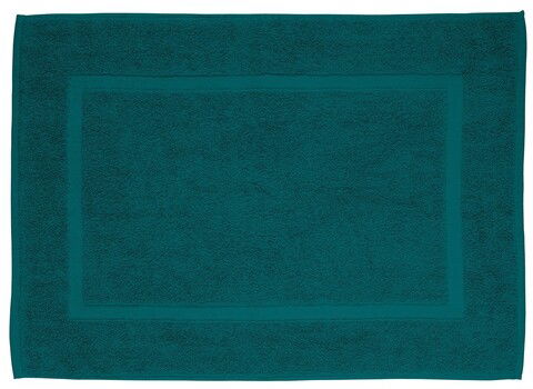 Covoras de baie, Wenko, Paradise Dark Green, 50 x 70 cm, bumbac, verde