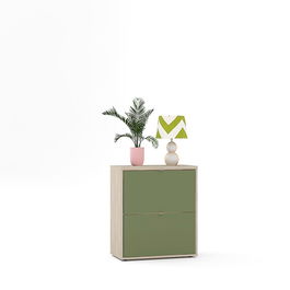 Pantofar dublu RIVA, 2 usi, oak, pesto