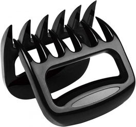 Set de 2 gheare pentru carne/legume Opaceluuk, plastic, negru, 10,7 x 11,4 cm
