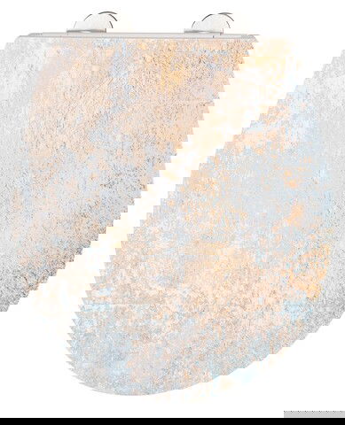 Capac de toaleta cu sistem automat de coborare, Wenko, Easy-Close Agate, 38 x 44.5 cm, duroplast, multicolor
