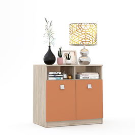 Comoda LINEA 2 usi, Oak, Ginger