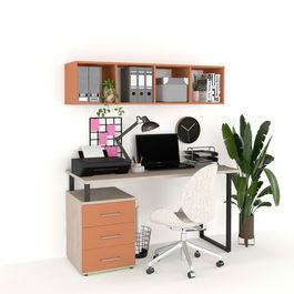 Ansamblu birou STUDIO 4, Oak, Ginger