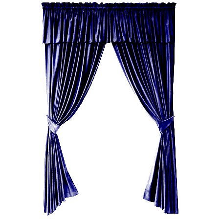 SET DRAPERIE,Casa Deco Logistics,CATIFEA V34 CU MANTOVAN ALBASTRU INCHIS