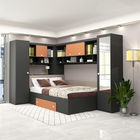 Dormitor colt ALESSIO, configuratia ALE2, Antracit, Ginger